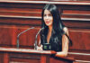 Melodie Mendoza, presidenta del Grupo Parlamentario Agrupación Socialista Gomera./ Cedida.