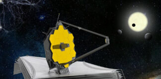 Telescopio espacial James Webb. Crédito: ESA/Webb (IAC).