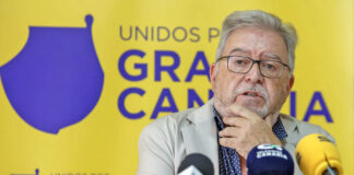 José Miguel Bravo de Laguna, portavoz de UxGC en el Cabildo de Gran Canaria./ Twitter.