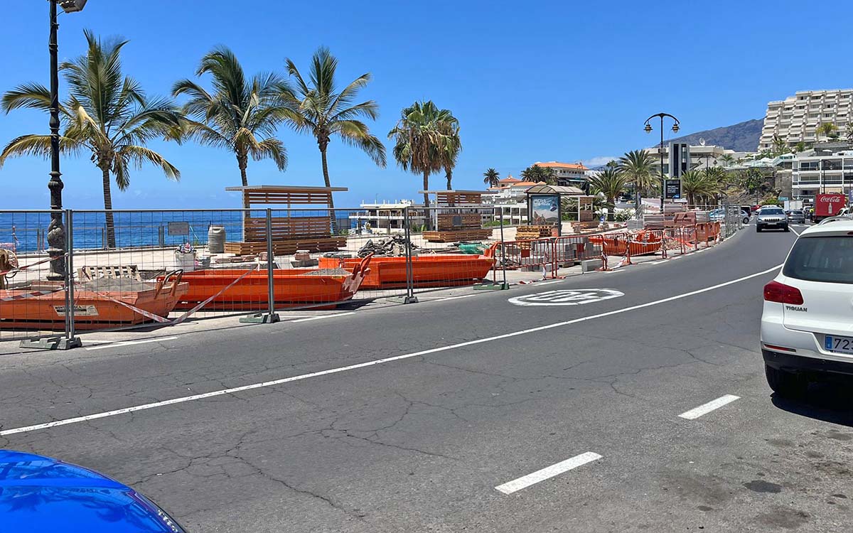 CC Santiago del Teide exige al Ayuntamiento que finalice de inmediato las obras de Playa de La Arena