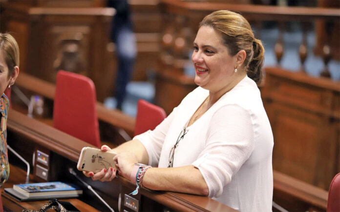 Beatriz Calzada, diputada del Grupo Nacionalista Canario./ Cedida.