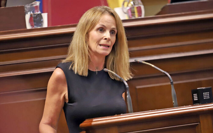 Luz Reverón, presidenta del Grupo Popular en el Parlamento de Canarias./ Cedida.