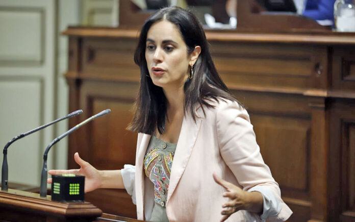 Vidina Espino, diputada del Grupo Mixto en el Parlamento de Canarias./ Cedida.