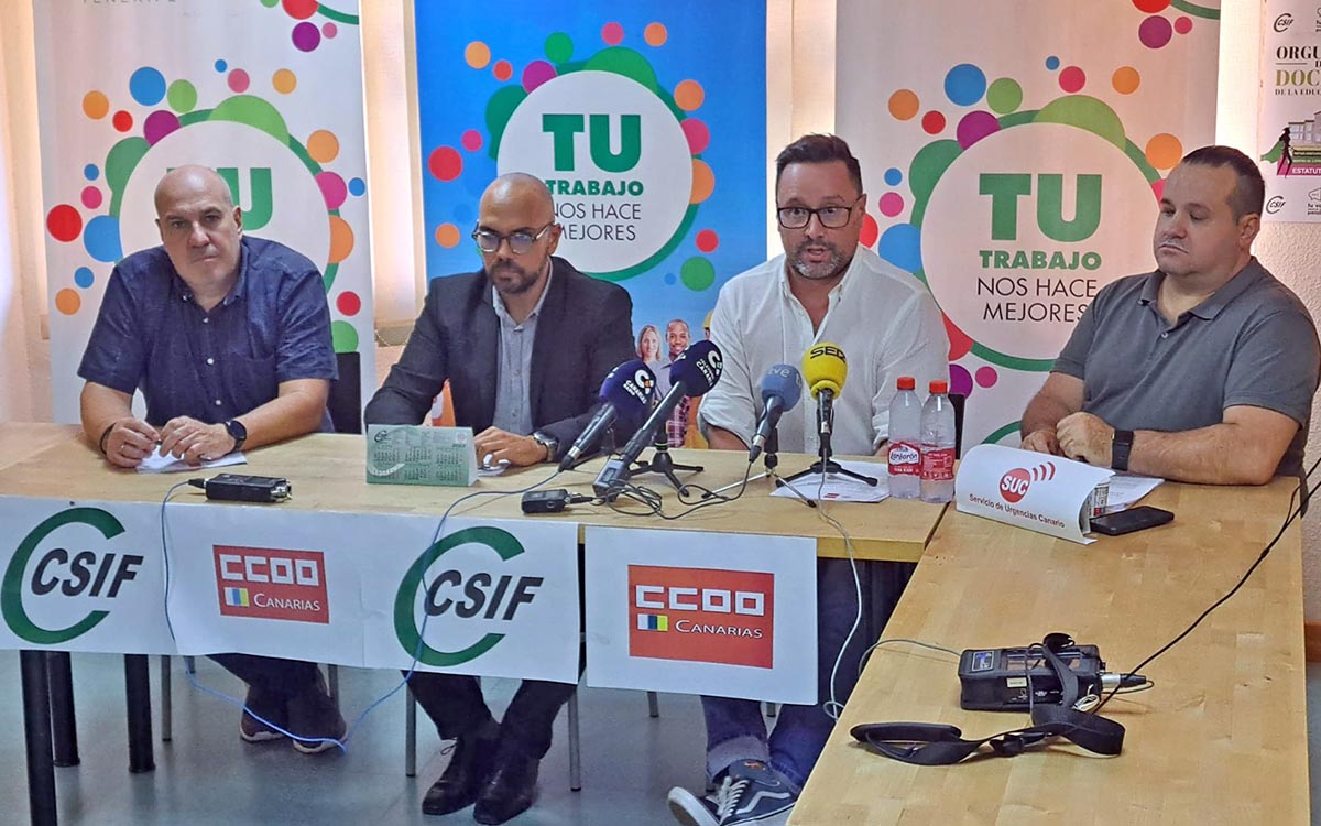 CSIF registra preaviso de huelga de carácter indefinido en el 112 en toda Canarias