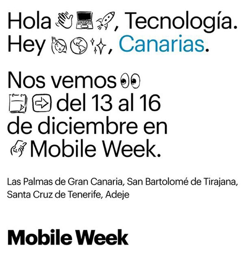 Mobile Week aterriza en Canarias para impulsar la inclusión digital de la ciudadanía