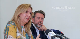 Rosa Dávila, candidata de Coalición Canaria a la presidencia del Cabildo de Tenerife./ © Manuel Expósito.