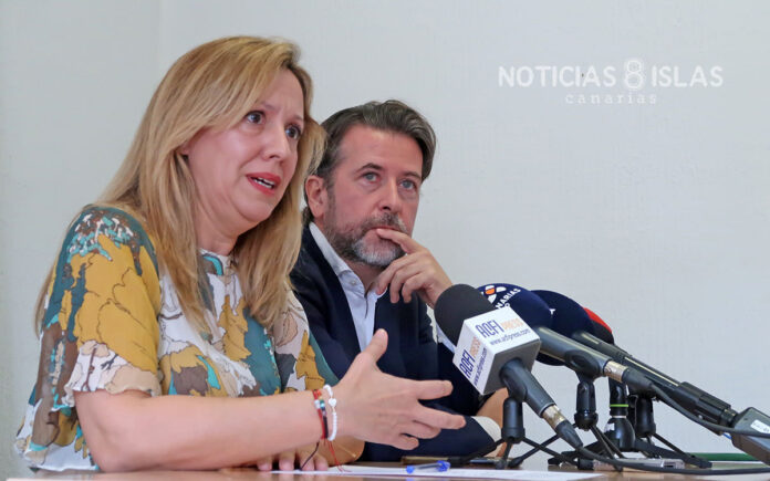 Rosa Dávila, candidata de Coalición Canaria a la presidencia del Cabildo de Tenerife./ © Manuel Expósito.