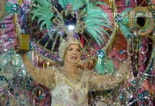 América González González, Reina de los Mayores del Carnaval de Santa Cruz. | Trino Garriga.