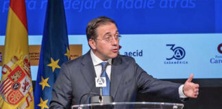 José Manuel Albares, ministro de Exteriores del Reino de España. | Foto: Elena Martín (Nolsom) / MAEUC​.