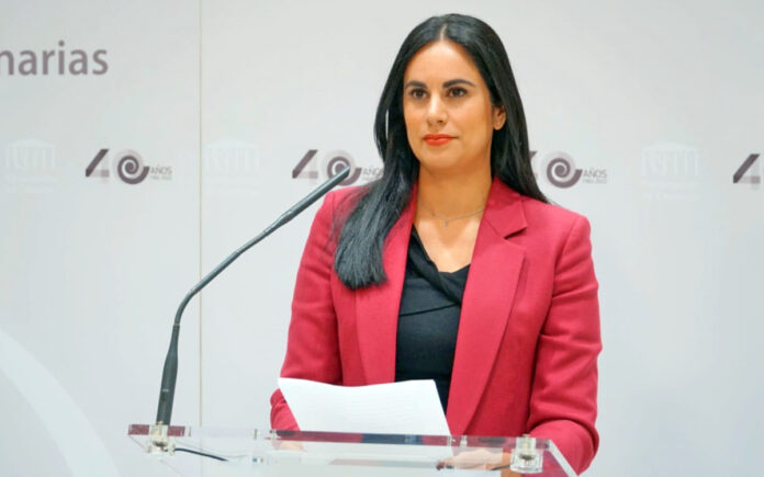 Vidina Espino, portavoz del Grupo Mixto en el Parlamento de Canarias. | Cedida.