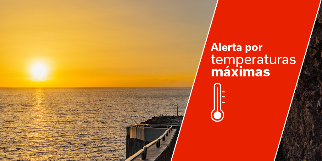 El Gobierno de Canarias actualiza la situación pasando a alerta por temperaturas máximas