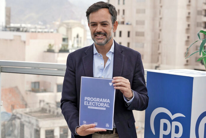 Lope Afonso, candidato del PP al Cabildo de Tenerife.