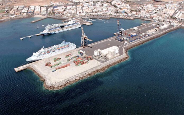 Puerto del Rosario, en la isla de Fuerteventura.