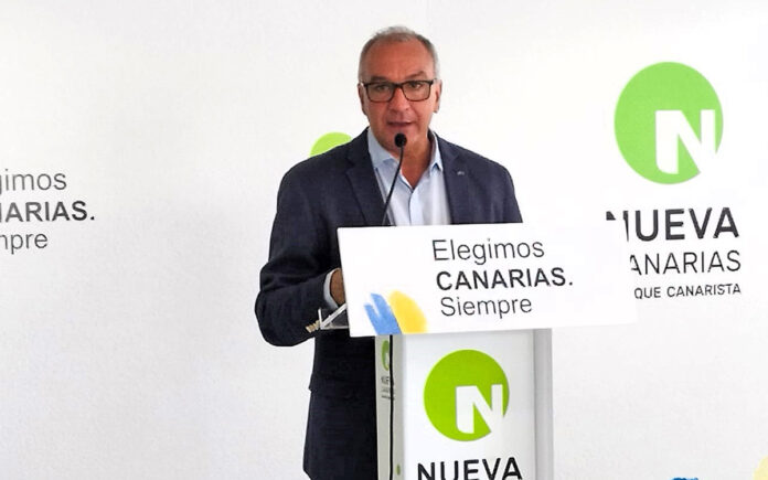 Luis Campos, portavoz del grupo parlamentario de Nueva Canarias-Bloque Canarista.