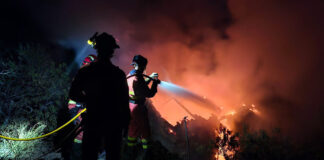 Incendio forestal de Puntagorda en La Palma. | Foto: @UMEgob