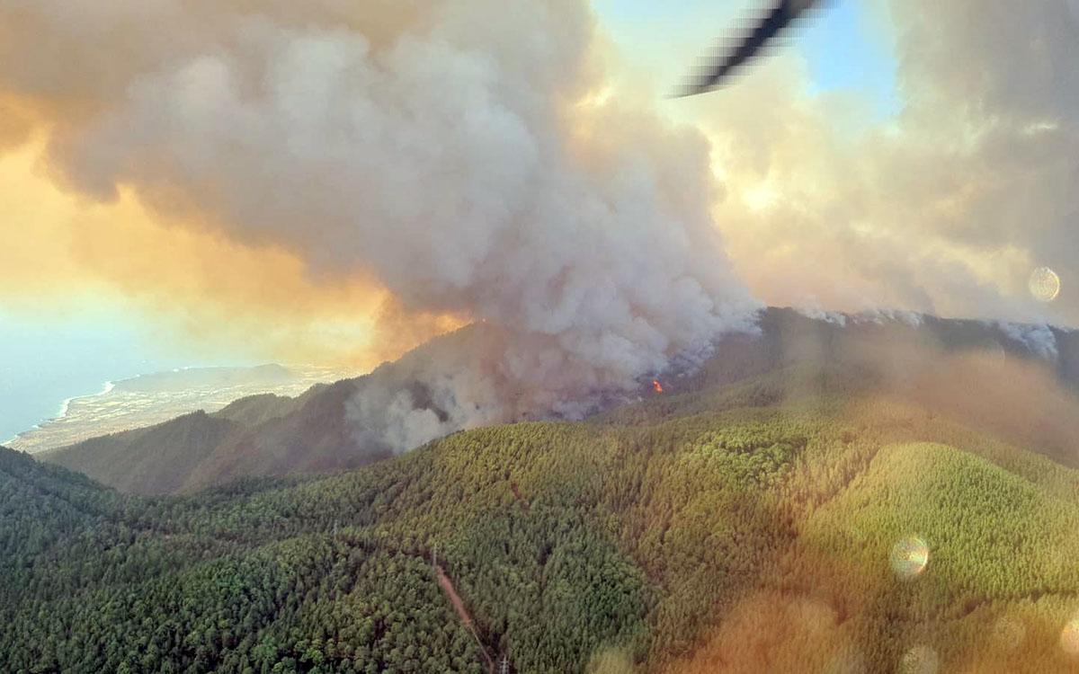 #IFArafoCandelaria | El incendio obliga a extremar la precaución y cerrar todos los accesos al monte