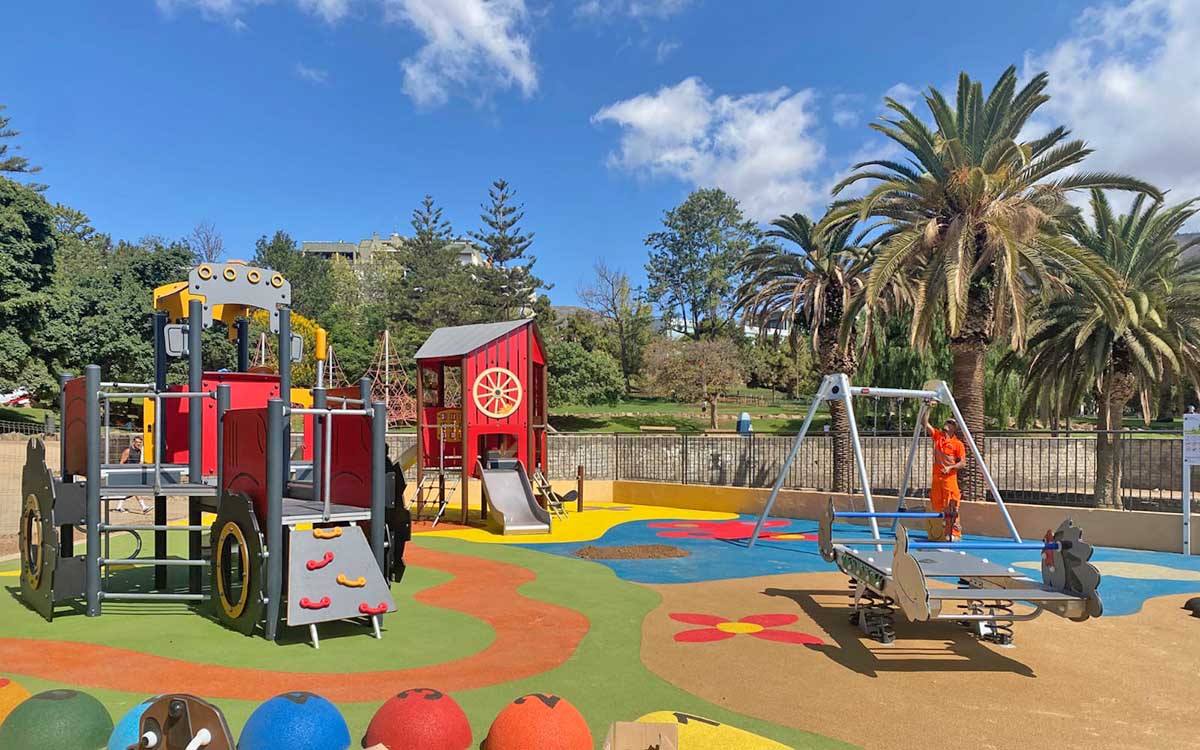 Santa Cruz | Reabierta la zona infantil del parque La Granja tras finalizar su renovación