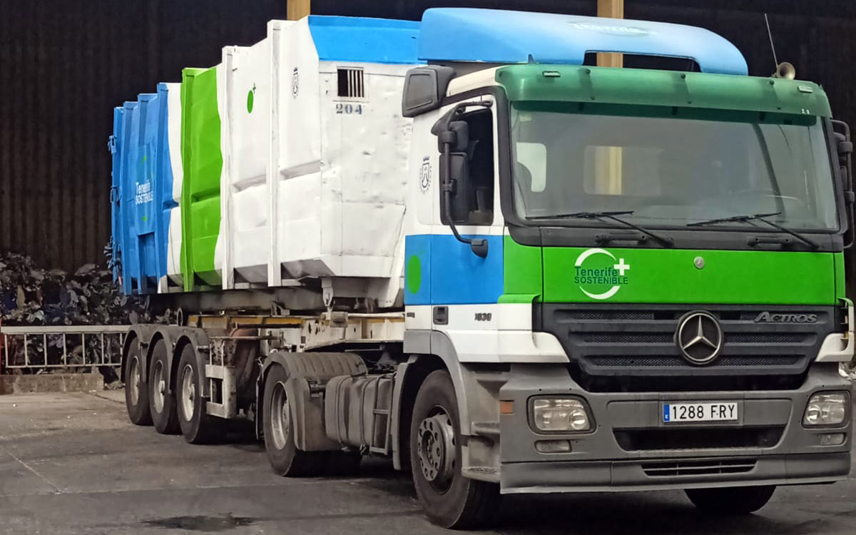 Tenerife | El Cabildo regula el tránsito de los camiones de residuos para mejorar la movilidad en las autopistas