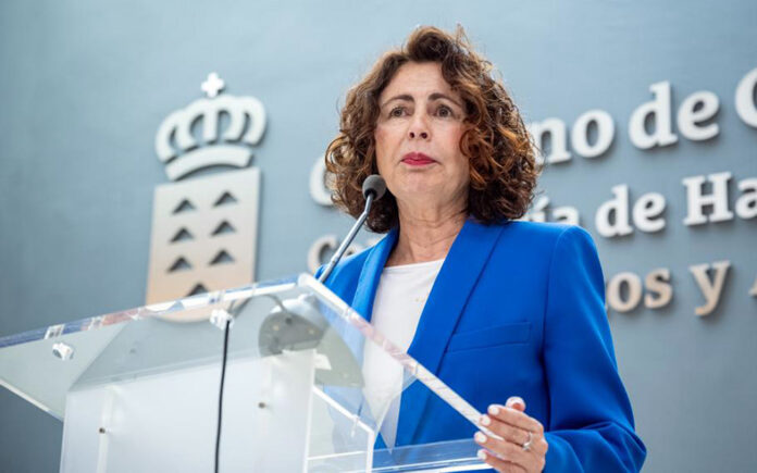 Matilde Asián, consejera de Hacienda del Gobierno de Canarias.