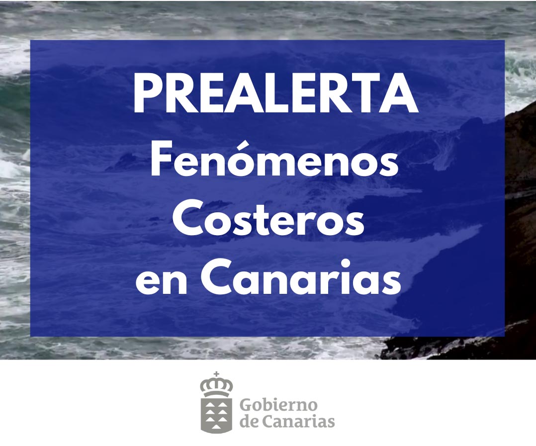 El Gobierno de Canarias declara la situación de prealerta por fenómenos costeros en Canarias