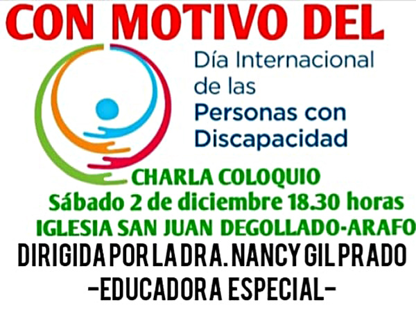 La comunidad parroquial en la Villa de Arafo se suma al Día Internacional de las Personas con Discapacidad