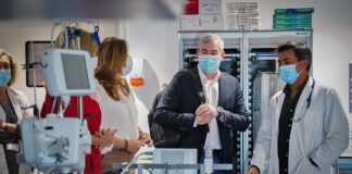 Visita a la nueva unidad de Cardiología Hemodinámica y Cirugía Vascular del Hospital General de Fuerteventura.