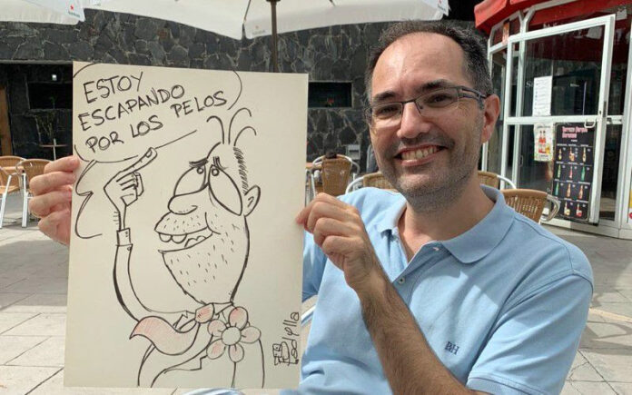El humorista gráfico José Luis Padilla Morilla, Padylla.