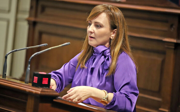Nieves Lady Barreto, consejera de Presidencia, Administraciones Públicas, Justicia y Seguridad del Gobierno de Canarias.