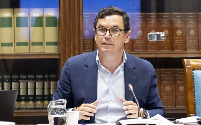 Pablo Rodríguez, consejero de Obras Públicas, Vivienda y Movilidad del Gobierno de Canarias.