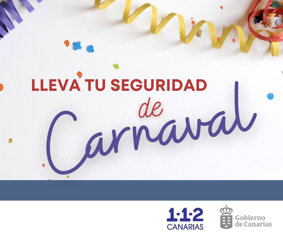 1-1-2 Canarias colabora con los ayuntamientos capitalinos en la coordinación de emergencias durante los carnavales