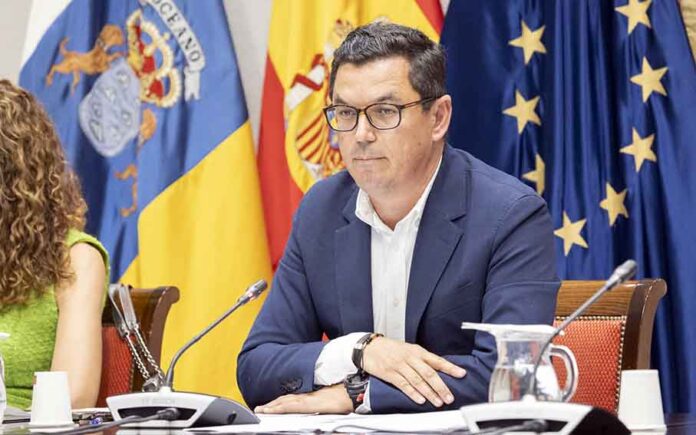 Pablo Rodríguez, consejero de Obras Públicas, Vivienda y Movilidad del Gobierno de Canarias.
