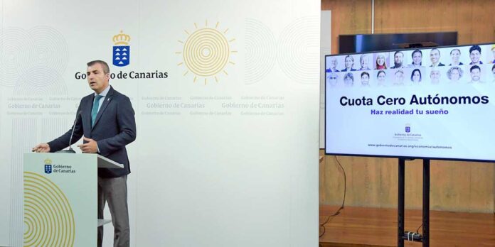 Manuel Domínguez, vicepresidente y consejero de Economía, Industria, Comercio y Autónomos del Gobierno de Canarias.