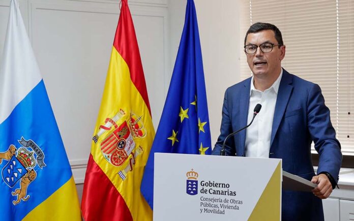 Pablo Rodríguez, consejero de Obras Públicas, Vivienda y Movilidad del Gobierno de Canarias.