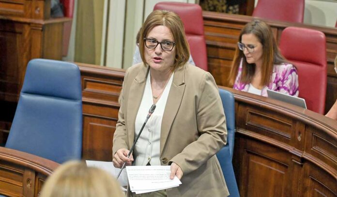 Candelaria Delgado, consejera de Bienestar Social, Igualdad, Juventud, Infancia y Familias.