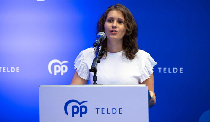 Miriam Vega, presidenta de NNGG del PP de Canarias.