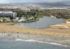 Charca de Maspalomas, Reserva Natural de las Dunas de Maspalomas.