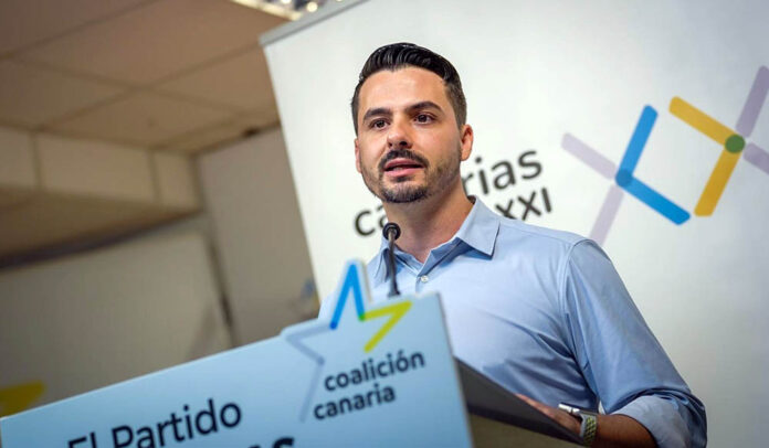 David Toledo, secretario de organización de Coalición Canaria.