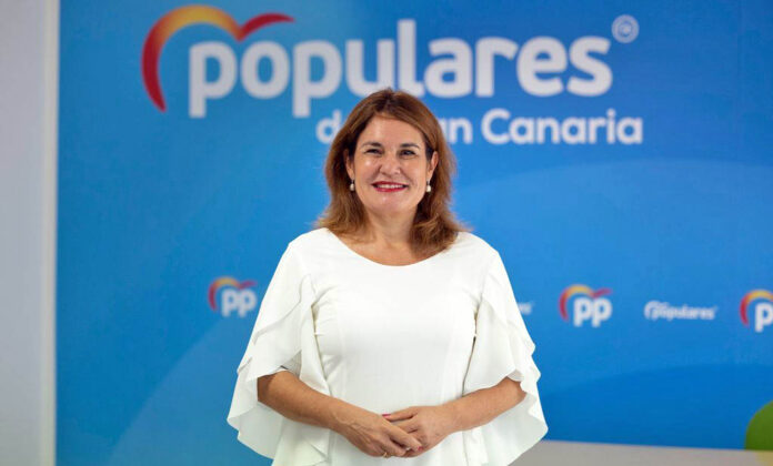 Jimena Delgado, portavoz del PP en el Ayuntamiento de Las Palmas de Gran Canaria.