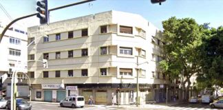 Edificio Loher, frente a la plaza Militar, Santa Cruz de Tenerife.