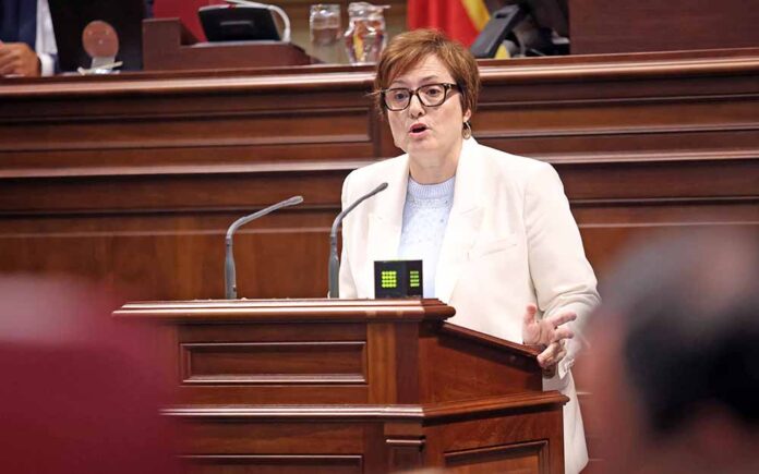 Candelaria Delgado, consejera de Bienestar Social, Igualdad, Juventud, Infancia y Familias.