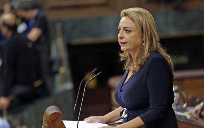 Cristina Valido, portavoz de Coalición Canaria en el Congreso de los Diputados.