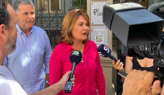 Jimena Delgado, portavoz del PP en el Ayuntamiento de Las Palmas de Gran Canaria.