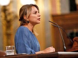 Noemí Santana, coordinadora de Podemos Canarias y diputada en el Congreso.