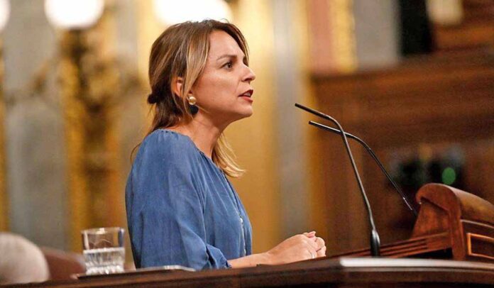 Noemí Santana, coordinadora de Podemos Canarias y diputada en el Congreso.