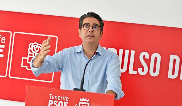 Pedro Martín, presidente del Grupo Socialista en el Cabildo de Tenerife.