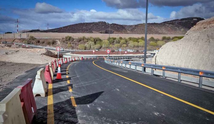 Puesta en servicio del ramal de salida hacia Oroteanda.