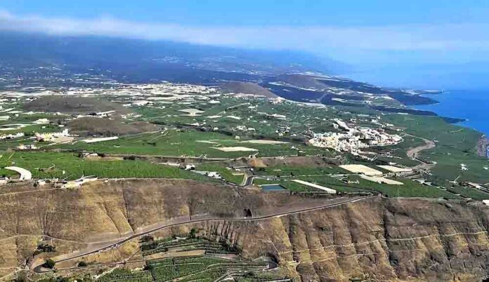 Vista del Valle de Aridane.