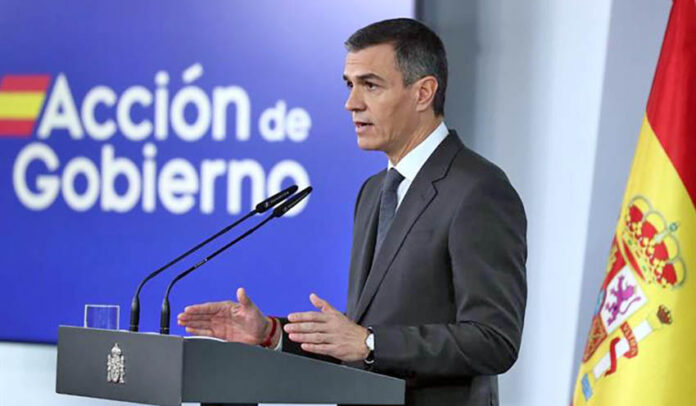 Pedro Sánchez, presidente del Gobierno.