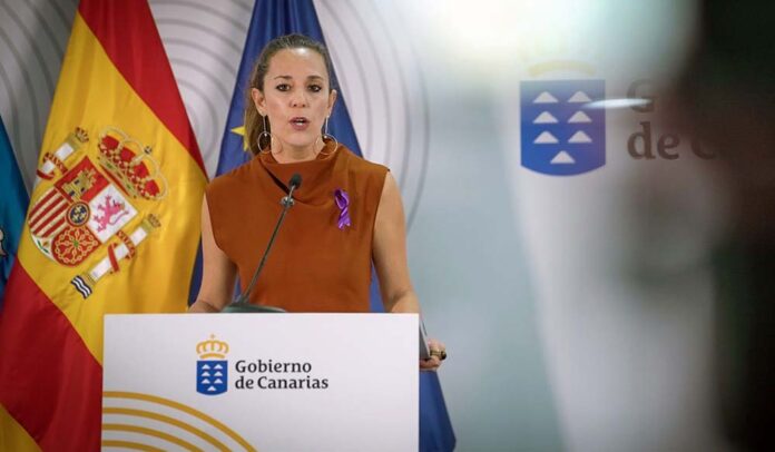 Jéssica de León, consejera de Turismo y Empleo del Gobierno de Canarias.