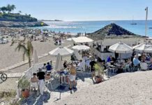 Playa del Duque, Adeje, isla de Tenerife.